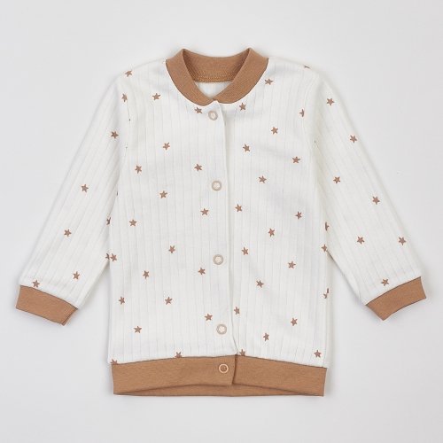 Набор одежды для детей ЛяЛя 3 - 18 мес Интерлок Молочный/Кофейный К2ІН015_2-156