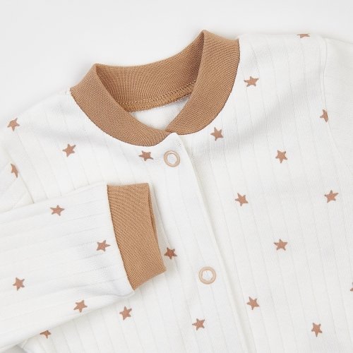 Набор одежды для детей ЛяЛя 3 - 18 мес Интерлок Молочный/Кофейный К2ІН015_2-156