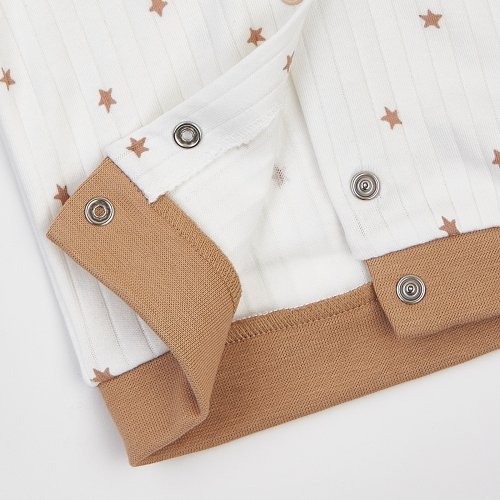 Набор одежды для детей ЛяЛя 3 - 18 мес Интерлок Молочный/Кофейный К2ІН015_2-156