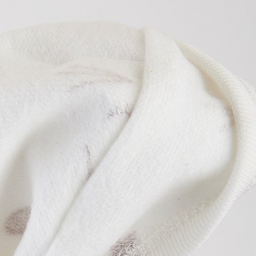 Чепчик для новорожденных ЛяЛя 0 - 3 мес Футер Молочный/Кофейный 13ФТ005_6-178