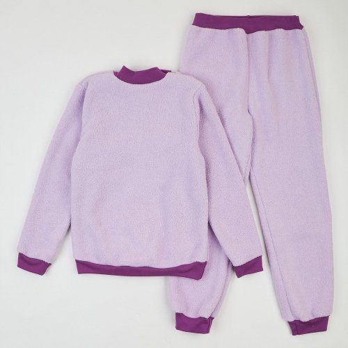 Пижама детская ЛяЛя 2 - 6 лет Велсофт Сиреневый/Фиолетовый К3МХ114_5-87