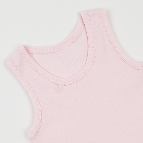 Майка детская для девочки ЛяЛя 6 - 8 лет Рибана Светло-розовый 4БК108_2-1083