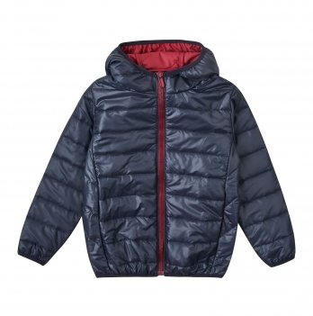 Демисезонная куртка для мальчика ЛяЛя 1 - 2 лет Плащевка Синий/Бордовый 2ПЛ103_3-090