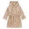 Махровый халат для детей ЛяЛя 1 - 5 лет Велсофт Бежевый/Кофейный 16МХ101_5-881