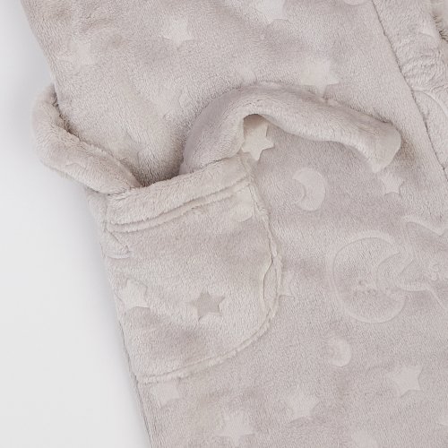 Махровый халат для детей ЛяЛя 1 - 5 лет Велсофт Серый 16МХ101_5-906