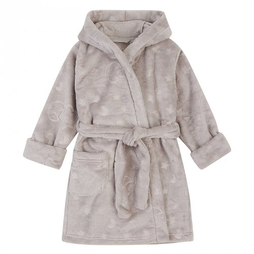 Махровый халат для детей ЛяЛя 1 - 5 лет Велсофт Серый 16МХ101_5-906