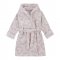 Махровый халат для детей ЛяЛя 5 - 17 лет Велсофт Светло-розовый/Серый 16МХ102_5-91