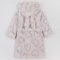 Махровый халат для детей ЛяЛя 1 - 5 лет Велсофт Светло-розовый/Серый 16МХ101_5-91