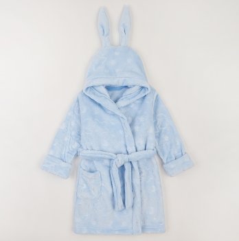 Махровый халат для детей ЛяЛя 1 - 5 лет Велсофт Светло-голубой 16МХ101_5-913