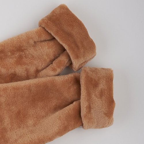 Махровый халат для детей ЛяЛя 1,5 - 5 лет Велсофт Темно-бежевый 16МХ101_5-213