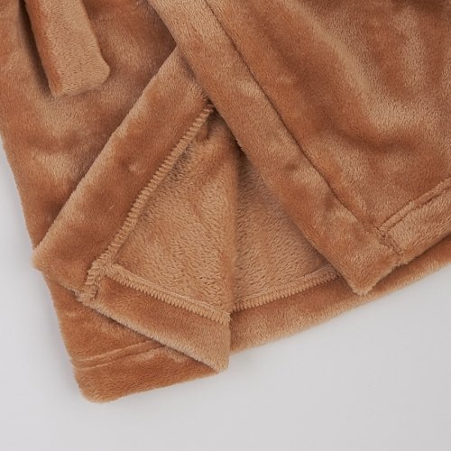 Махровый халат для детей ЛяЛя 1,5 - 5 лет Велсофт Темно-бежевый 16МХ101_5-213