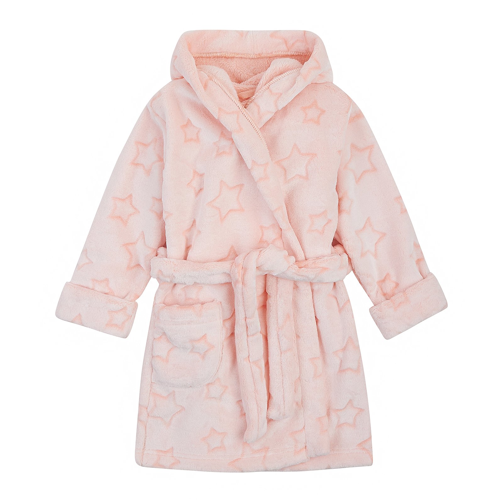 Махровый халат для детей ЛяЛя 1,5 - 5 лет Велсофт Персиковый 16МХ101_5-907