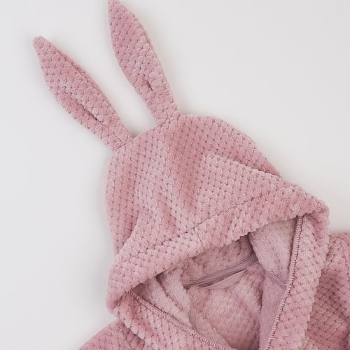 Махровый халат для детей ЛяЛя 1,5 - 5 лет Велсофт Пудровый 16МХ101_5-94