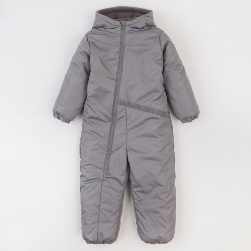 Зимний комбинезон детский ЛяЛя 2 - 4 лет Плащевка Серый 8ПЛ078_3-07
