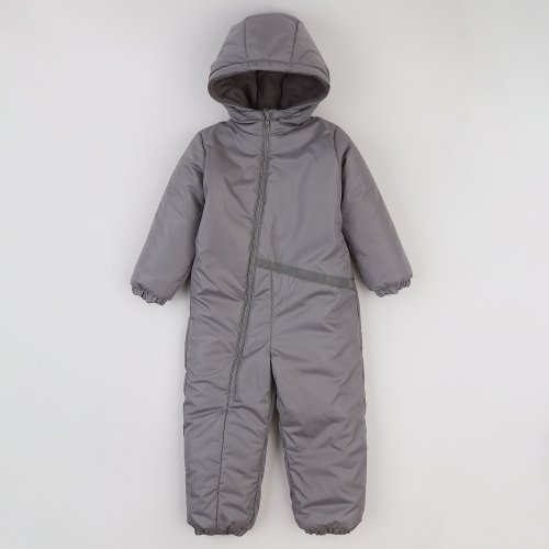 Зимний комбинезон детский ЛяЛя 9 - 24 мес Плащевка Серый 8ПЛ078_3-07