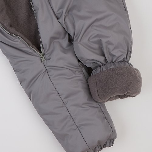 Зимний комбинезон детский ЛяЛя 9 - 24 мес Плащевка Серый 8ПЛ078_3-07