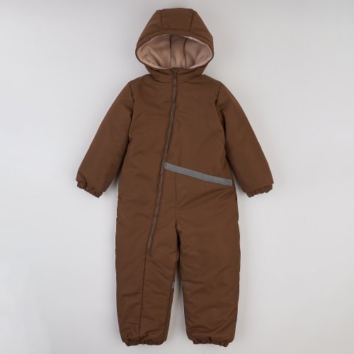 Зимний комбинезон детский ЛяЛя 2 - 4 лет Плащевка Коричневый 8ПЛ078_3-11