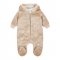 Демисезонный комбинезон детский ЛяЛя 1 - 9 мес Велсофт Бежевый/Кофейный 8МХ081_5-881