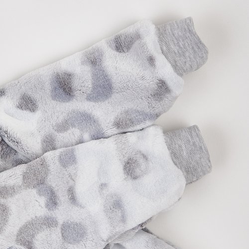 Демисезонный комбинезон детский ЛяЛя 1 - 9 мес Велсофт Светло-серый/Серый 8МХ081_5-905