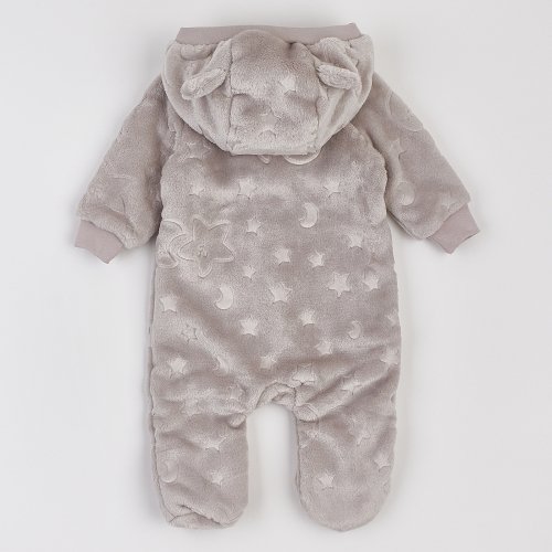 Демисезонный комбинезон детский ЛяЛя 1 - 9 мес Велсофт Серый 8МХ081_5-906