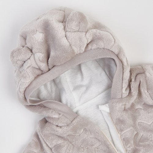 Демисезонный комбинезон детский ЛяЛя 1 - 9 мес Велсофт Серый 8МХ081_5-906