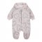 Демисезонный комбинезон детский ЛяЛя 1 - 9 мес Велсофт Светло-розовый/Серый 8МХ081_5-91