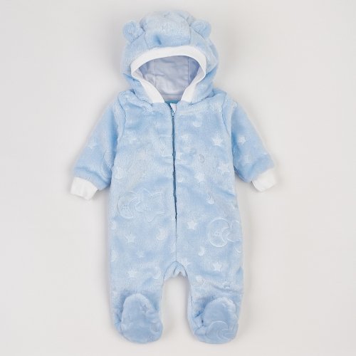 Демисезонный комбинезон детский ЛяЛя 1 - 9 мес Велсофт Светло-голубой 8МХ081_5-913