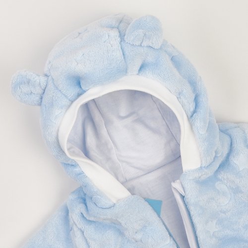 Демисезонный комбинезон детский ЛяЛя 1 - 9 мес Велсофт Светло-голубой 8МХ081_5-913