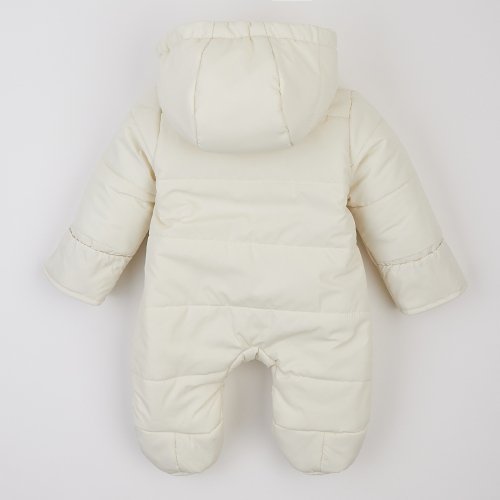 Зимний комбинезон детский ЛяЛя 3 - 9 мес Плащевка Молочный 8ПЛ084_3-30