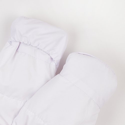 Зимний комбинезон для новорожденных ЛяЛя 1 - 6 мес Плащевка Белый 8ПЛ084_3-12