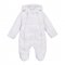 Зимний комбинезон для новорожденных ЛяЛя 1 - 6 мес Плащевка Белый 8ПЛ084_3-12