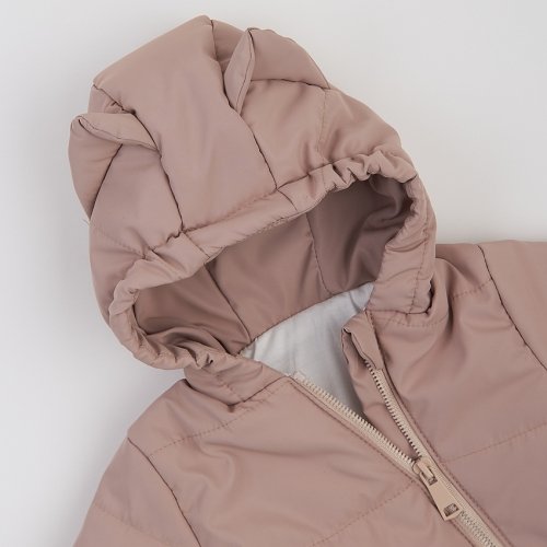 Демисезонный комбинезон для новорожденных ЛяЛя 1 - 12 мес Плащевка Бежевый 8ПЛ085_3-311