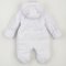 Демисезонный комбинезон для новорожденных ЛяЛя 1 - 12 мес Плащевка Белый 8ПЛ085_3-121