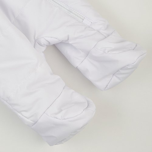 Демисезонный комбинезон для новорожденных ЛяЛя 1 - 12 мес Плащевка Белый 8ПЛ085_3-121