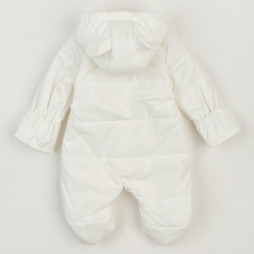 Демисезонный комбинезон для новорожденных ЛяЛя 1 - 12 мес Плащевка Молочный 8ПЛ085_3-301