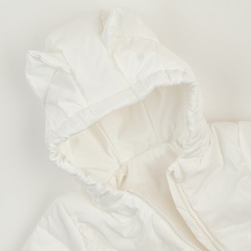 Демисезонный комбинезон для новорожденных ЛяЛя 1 - 12 мес Плащевка Молочный 8ПЛ085_3-301