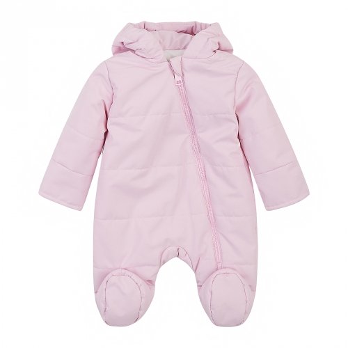 Демисезонный комбинезон для новорожденных ЛяЛя 1 - 12 мес Плащевка Светло-розовый 8ПЛ085_3-032