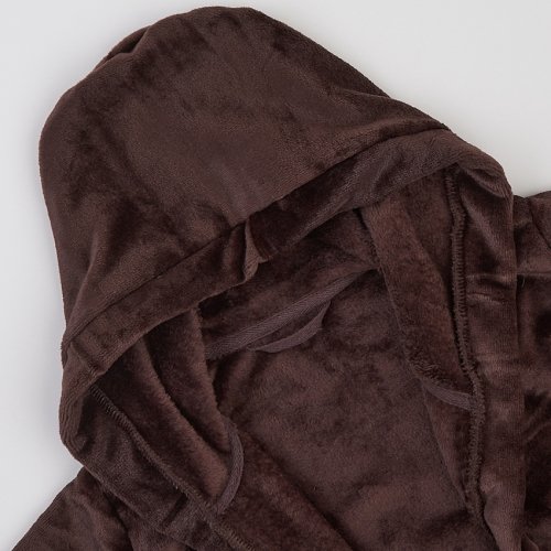 Махровый халат для детей ЛяЛя 5 - 17 лет Велсофт Коричневый 16МХ102_5-86