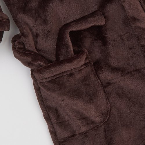 Махровый халат для детей ЛяЛя 5 - 17 лет Велсофт Коричневый 16МХ102_5-86