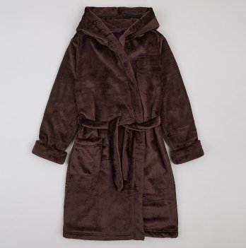 Махровый халат для детей ЛяЛя 5 - 17 лет Велсофт Коричневый 16МХ102_5-86