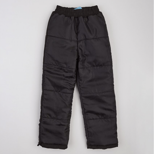 Зимние штаны детские ЛяЛя 7 - 17 лет Плащевка Черный 10ПЛ137_3-10