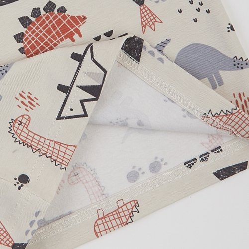 Водолазка детская ЛяЛя 1,5 - 5 лет Стрейч-кулир Молочный/Терракотовый 3СН167_2-475