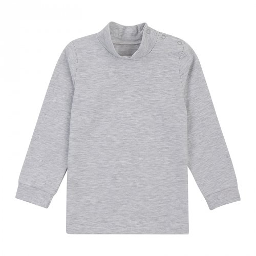 Водолазка детская ЛяЛя 1,5 - 5 лет Стрейч-кулир Серый меланж 3СН167_2-479