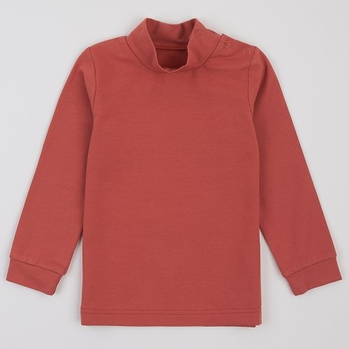 Водолазка детская ЛяЛя 1,5 - 5 лет Стрейч-кулир Терракотовый 3СН167_2-485