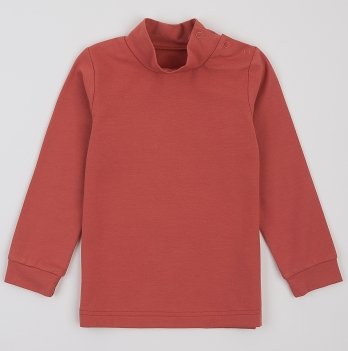 Водолазка детская ЛяЛя 1,5 - 5 лет Стрейч-кулир Терракотовый 3СН167_2-485