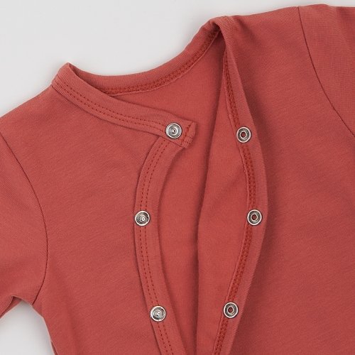 Бодик для детей ЛяЛя 3 - 12 мес Стрейч-кулир Терракотовый 5СН010_2-485