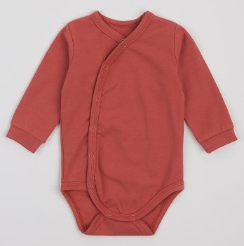 Бодик для детей ЛяЛя 3 - 12 мес Стрейч-кулир Терракотовый 5СН010_2-485