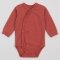 Бодик для детей ЛяЛя 3 - 12 мес Стрейч-кулир Терракотовый 5СН010_2-485