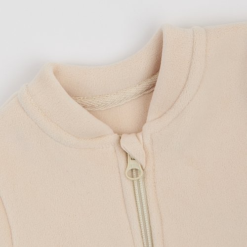 Флисовый комбинезон для новорожденных ЛяЛя 1 - 9 мес Флис Молочный 8ФЛ086_4-08