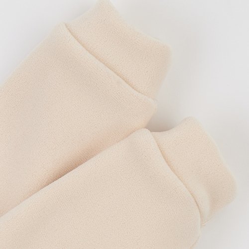 Флисовый комбинезон для новорожденных ЛяЛя 1 - 9 мес Флис Молочный 8ФЛ086_4-08